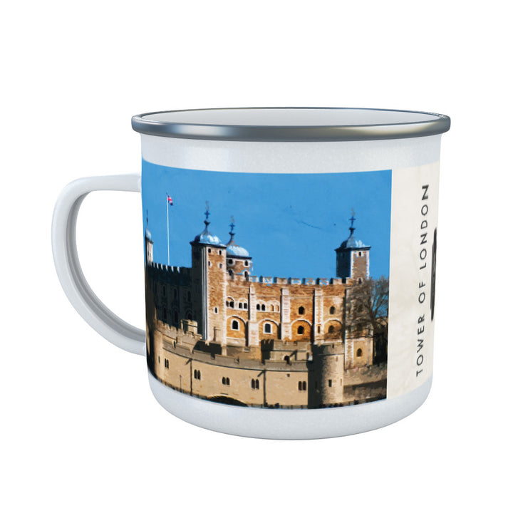 The Tower of London Enamel Mug