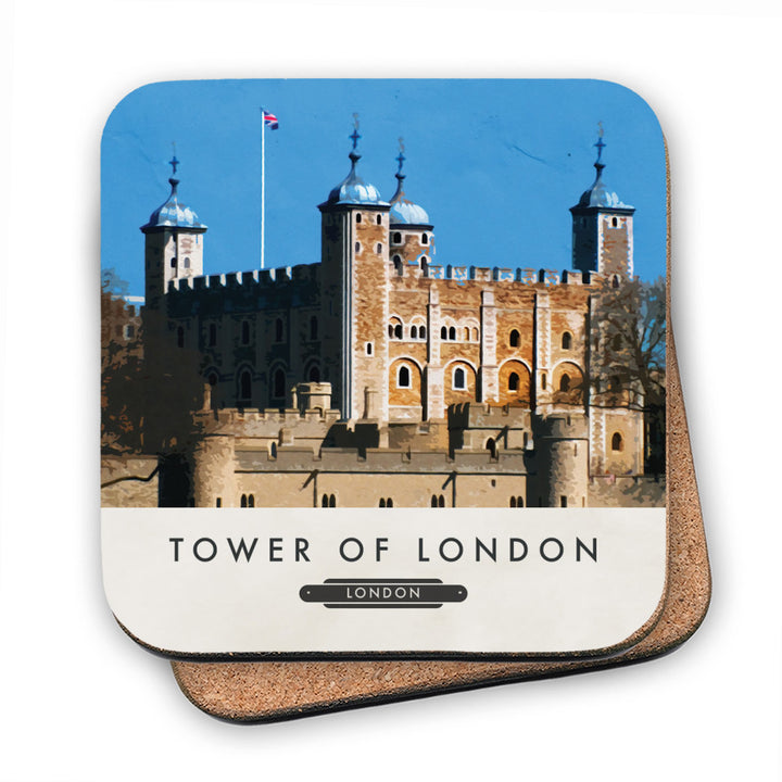 The Tower of London MDF Coaster