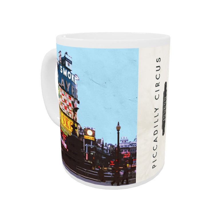 Piccadilly Circus, London Coloured Insert Mug