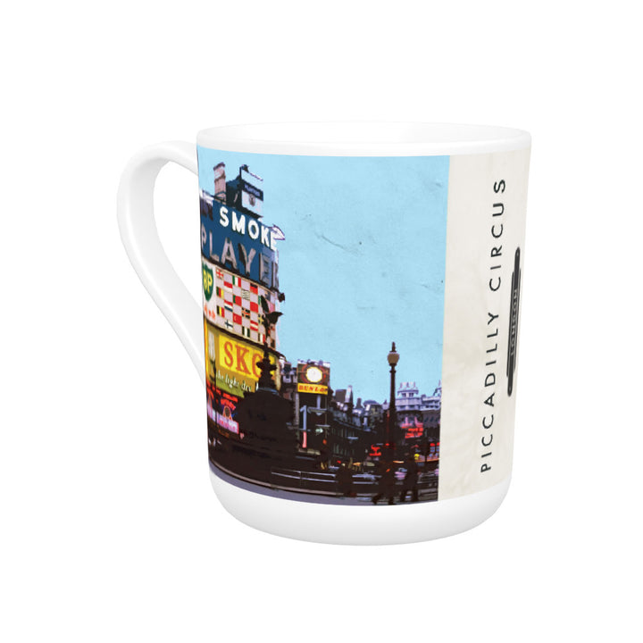 Piccadilly Circus, London Bone China Mug