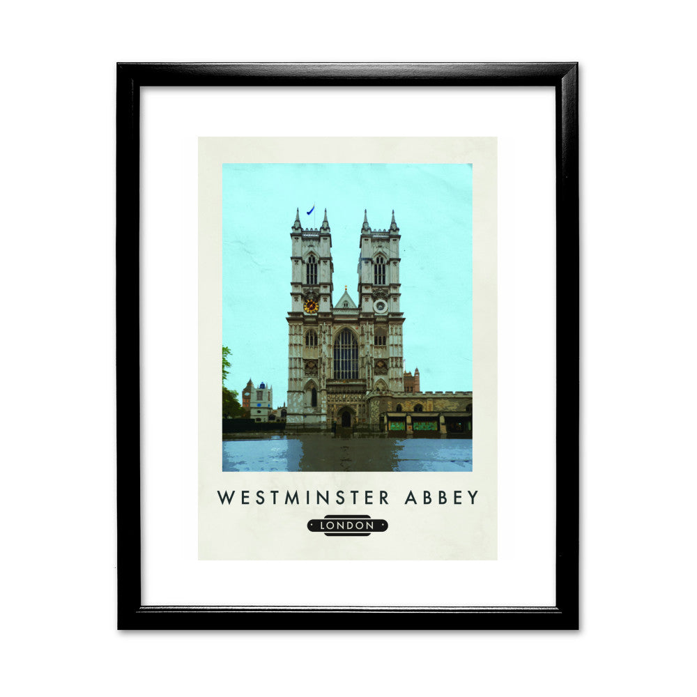 Westminster Abbey, London 11x14 Framed Print (Black)