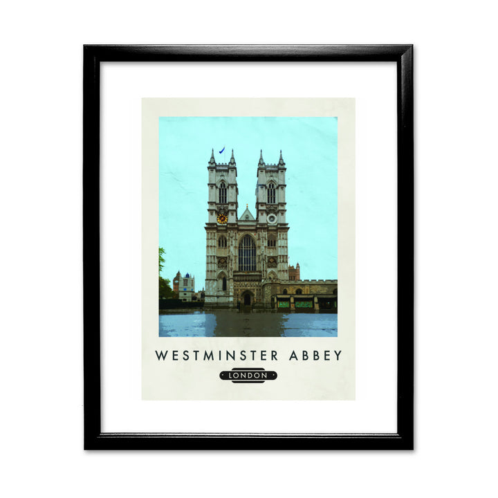 Westminster Abbey, London 11x14 Framed Print (Black)