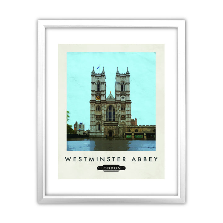 Westminster Abbey, London 11x14 Framed Print (White)