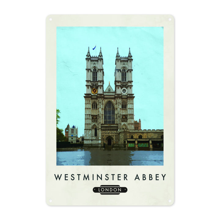Westminster Abbey, London Metal Sign