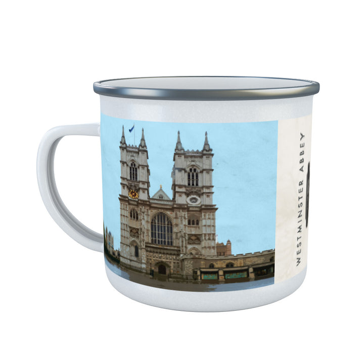 Westminster Abbey, London Enamel Mug