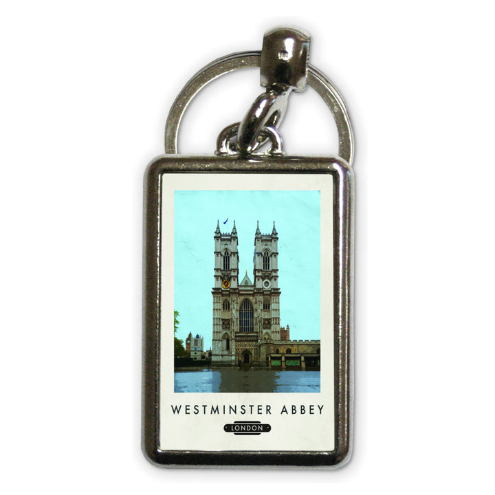 Westminster Abbey, London Metal Keyring