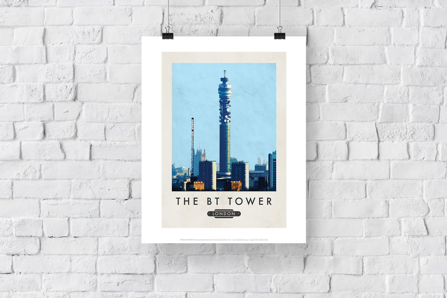 The BT Tower, London - Art Print