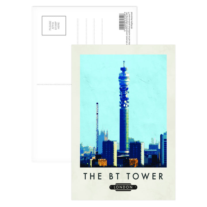 The BT Tower, London Postcard Pack