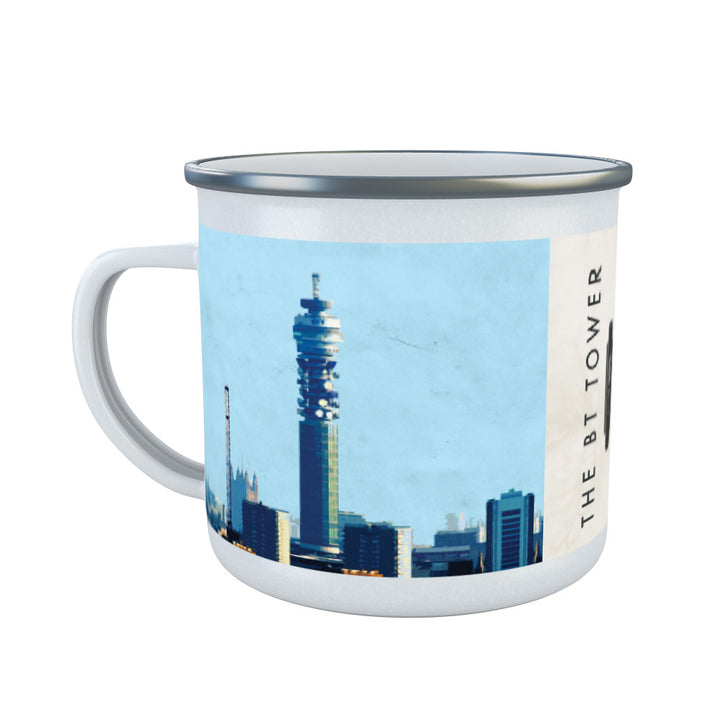 The BT Tower, London Enamel Mug