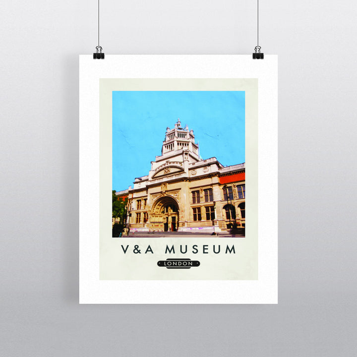 The V&A Museum, London 90x120cm Fine Art Print