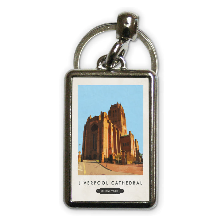 Liverpool Cathedral Metal Keyring