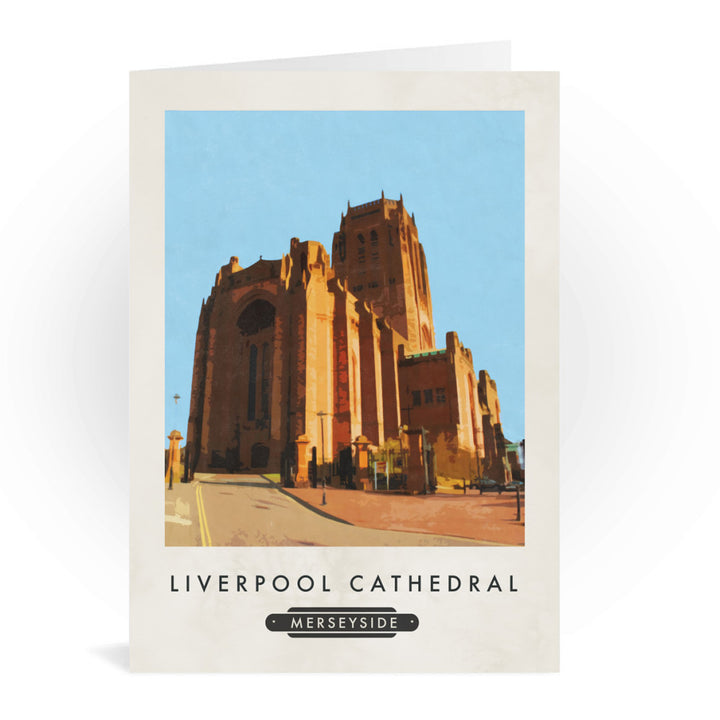 Liverpool Cathedral Greeting Card 7x5