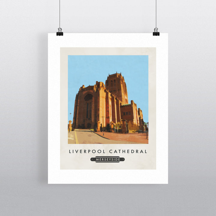 Liverpool Cathedral 90x120cm Fine Art Print