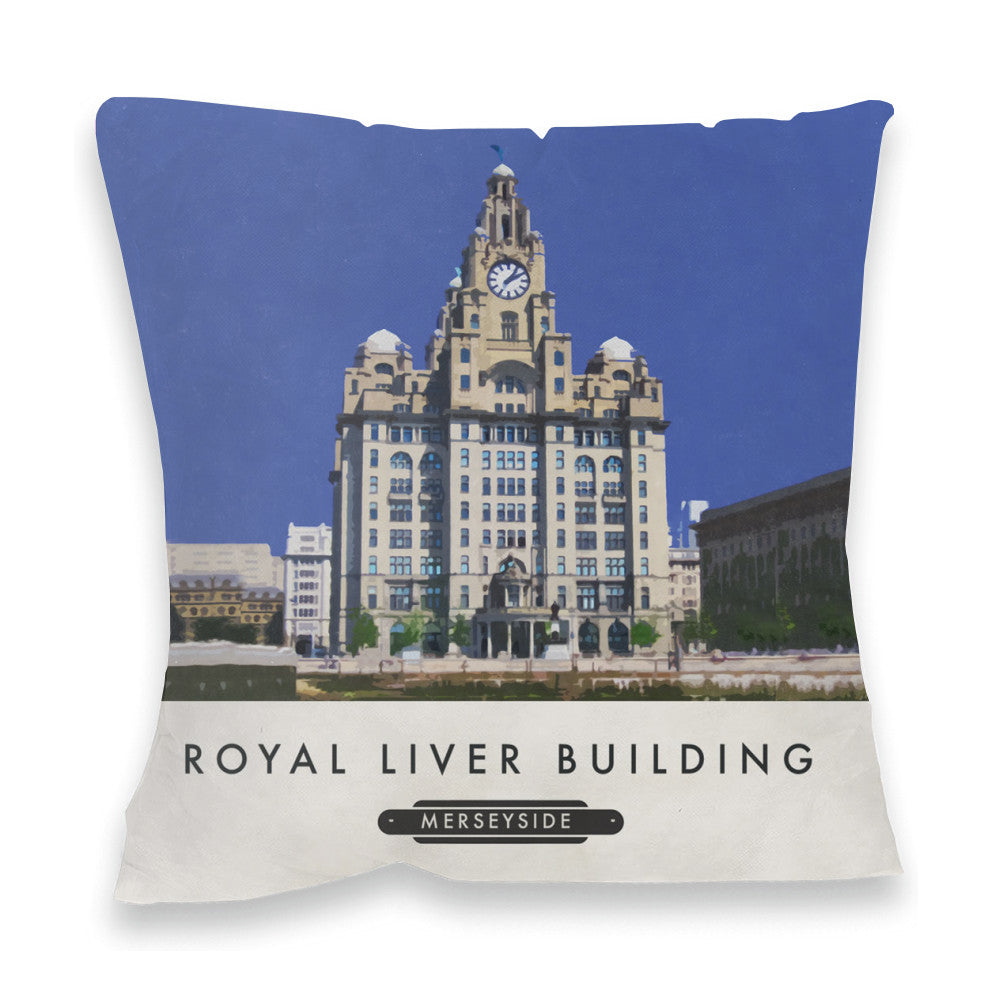 The Liver Building, Liverpool Fibre Filled Cushion