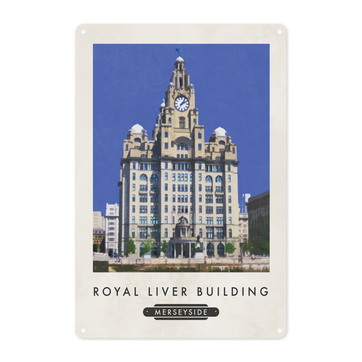 The Liver Building, Liverpool Metal Sign