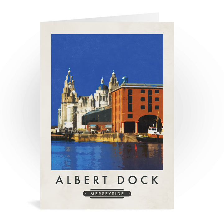 Albert Dock, Liverpool Greeting Card 7x5