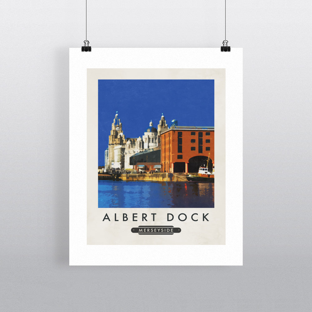 Albert Dock, Liverpool 90x120cm Fine Art Print