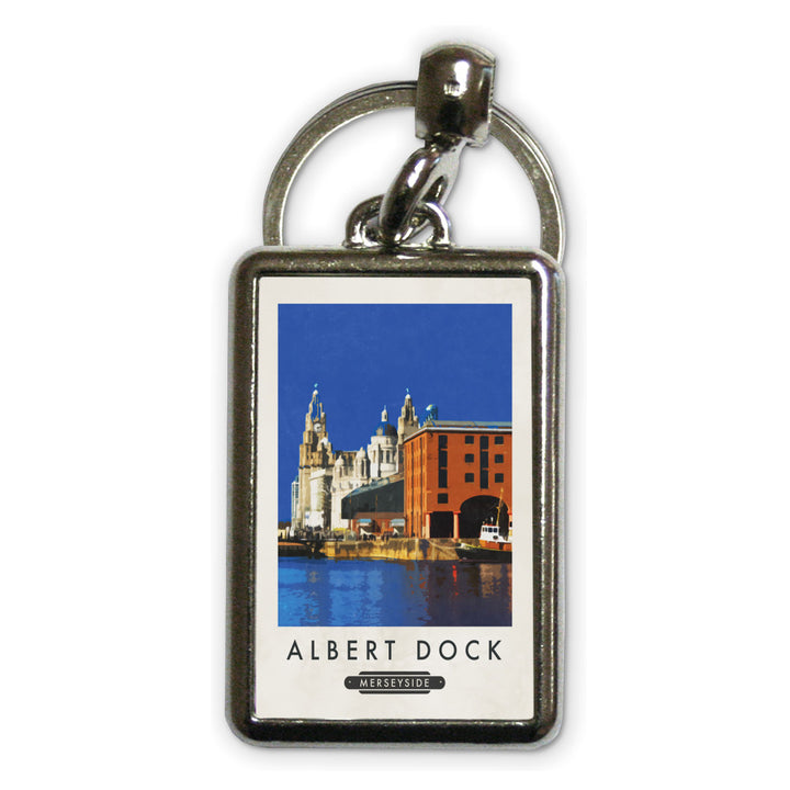 Albert Dock, Liverpool Metal Keyring