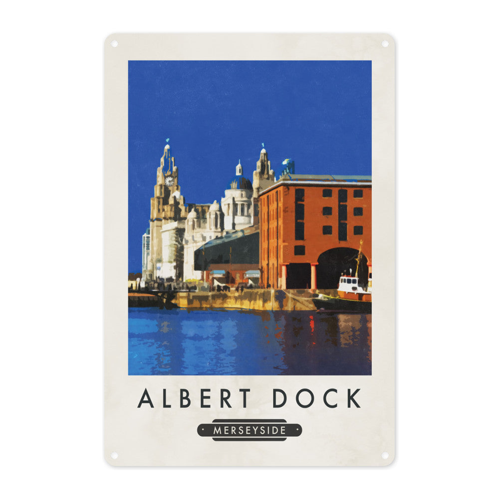 Albert Dock, Liverpool Metal Sign