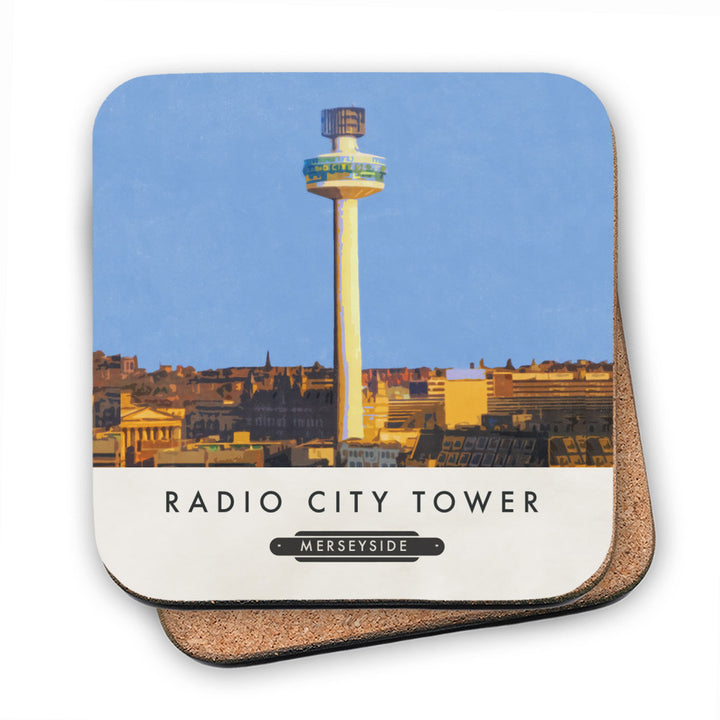 The Radio City Tower, Liverpool MDF Coaster