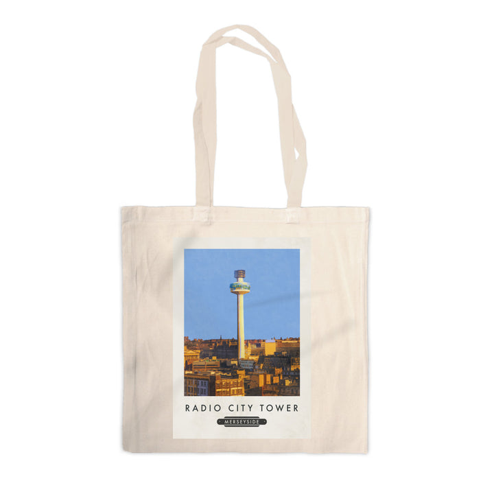 The Radio City Tower, Liverpool Canvas Tote Bag