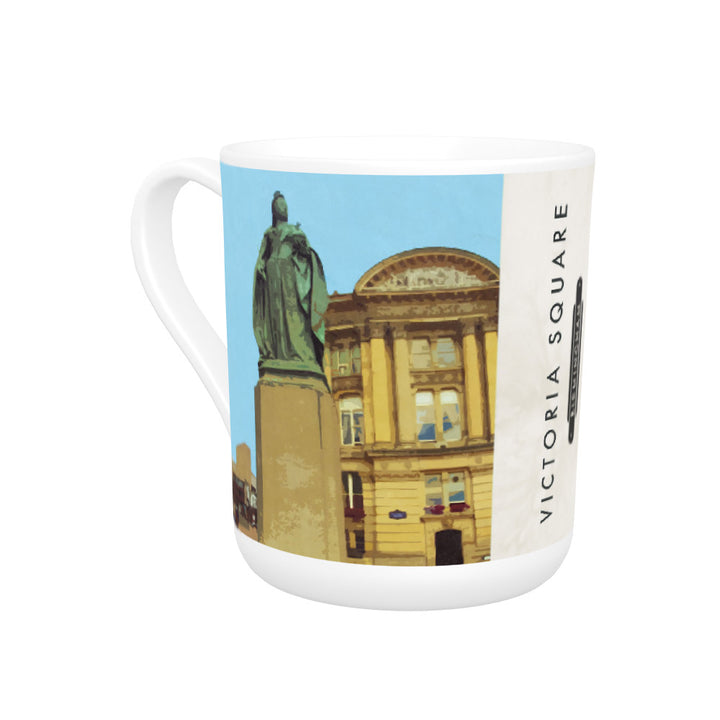 Victoria Square, Birmingham Bone China Mug