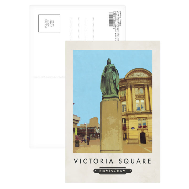 Victoria Square, Birmingham Postcard Pack