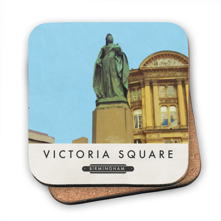 Victoria Square, Birmingham MDF Coaster