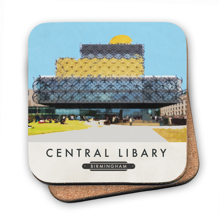 Birmingham Library MDF Coaster