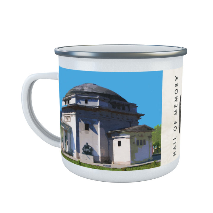 The Hall of Memory, Birmingham Enamel Mug