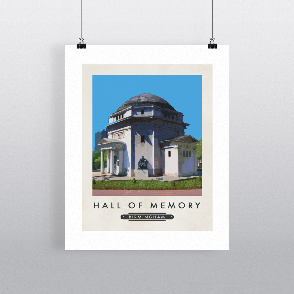 The Hall of Memory, Birmingham 11x14 Print