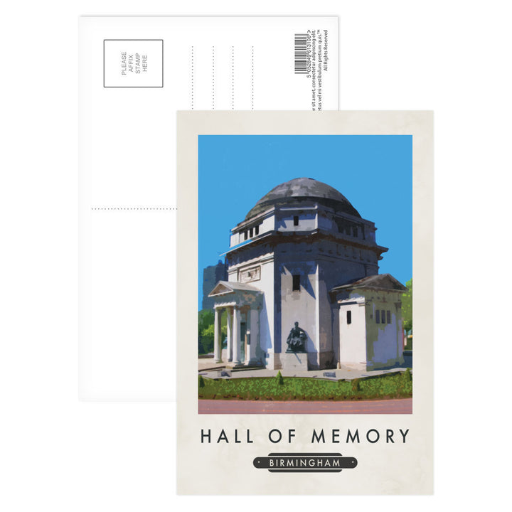 The Hall of Memory, Birmingham Postcard Pack