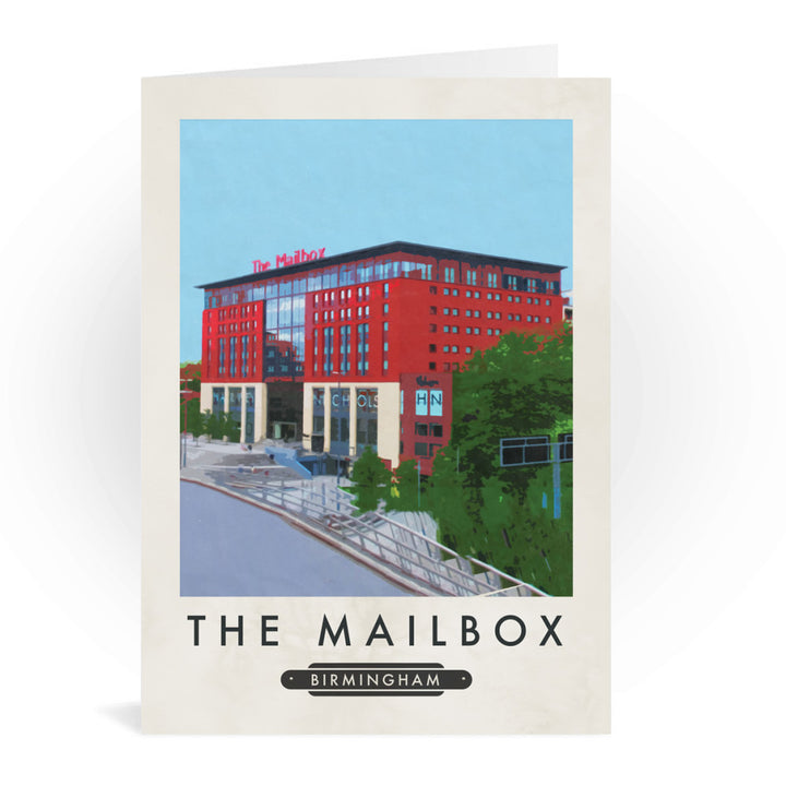 The Mailbox, Birmingham Greeting Card 7x5