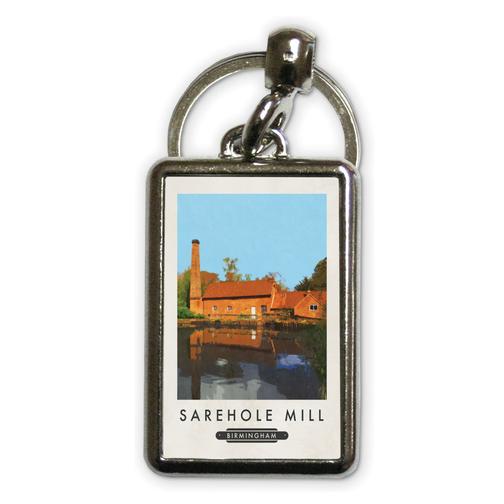 Sarehole Mill, Birmingham Metal Keyring