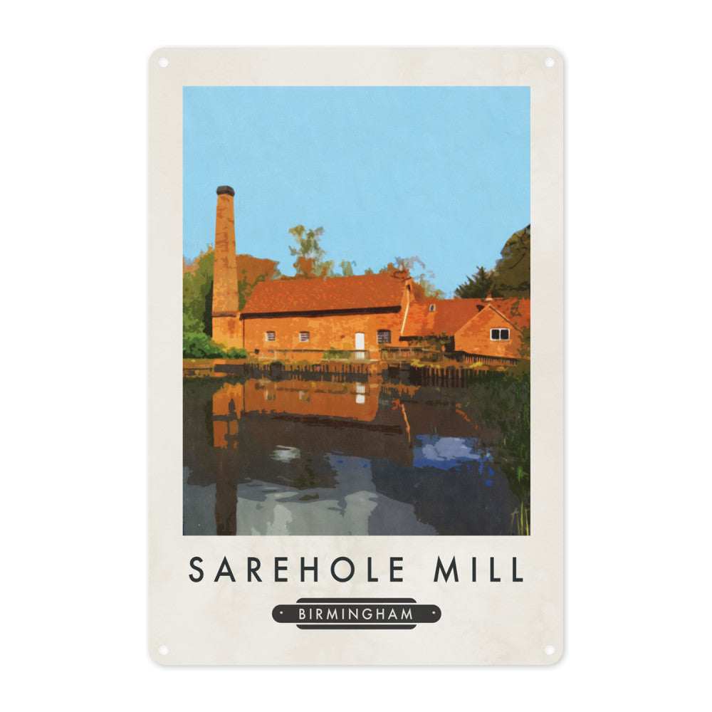 Sarehole Mill, Birmingham Metal Sign