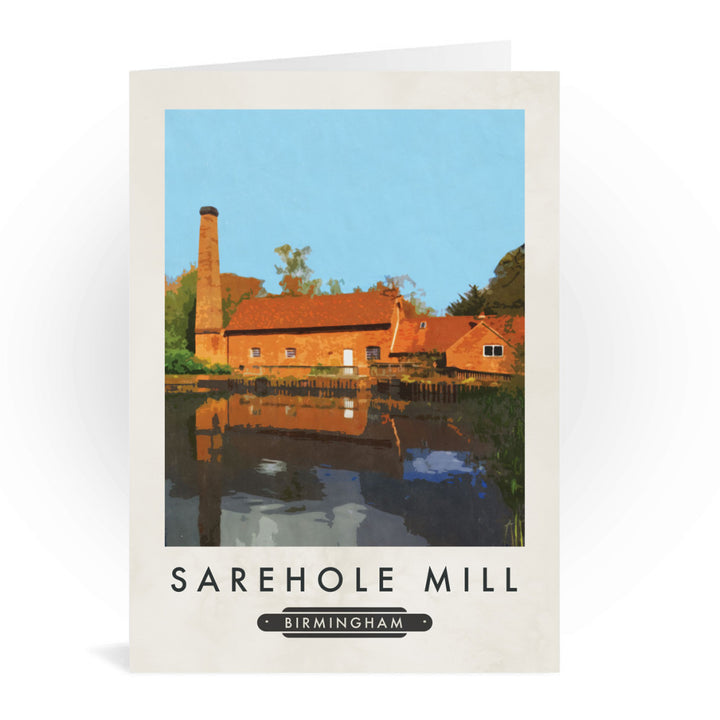 Sarehole Mill, Birmingham Greeting Card 7x5