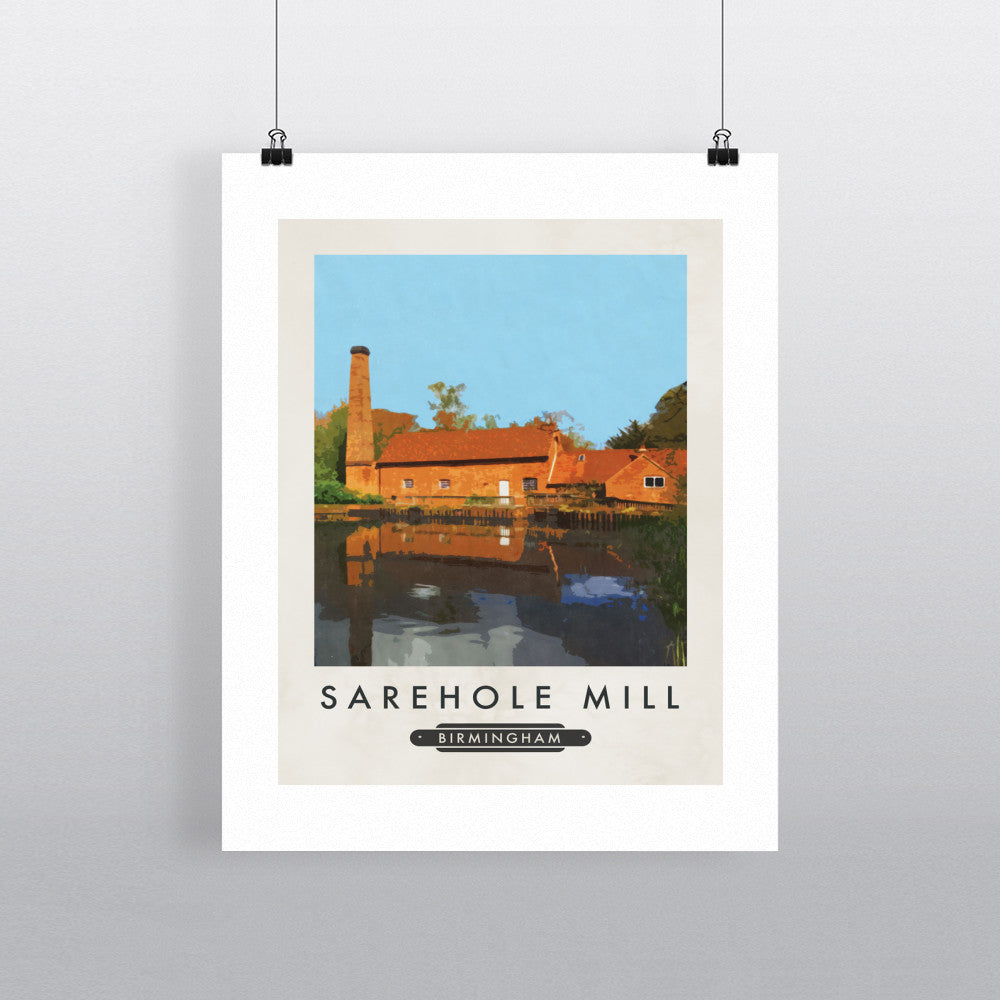 Sarehole Mill, Birmingham 90x120cm Fine Art Print