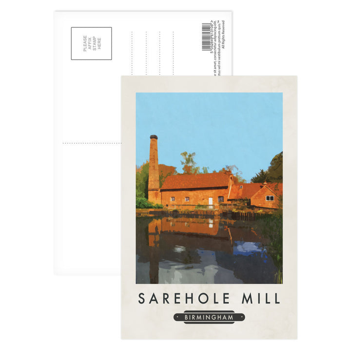 Sarehole Mill, Birmingham Postcard Pack