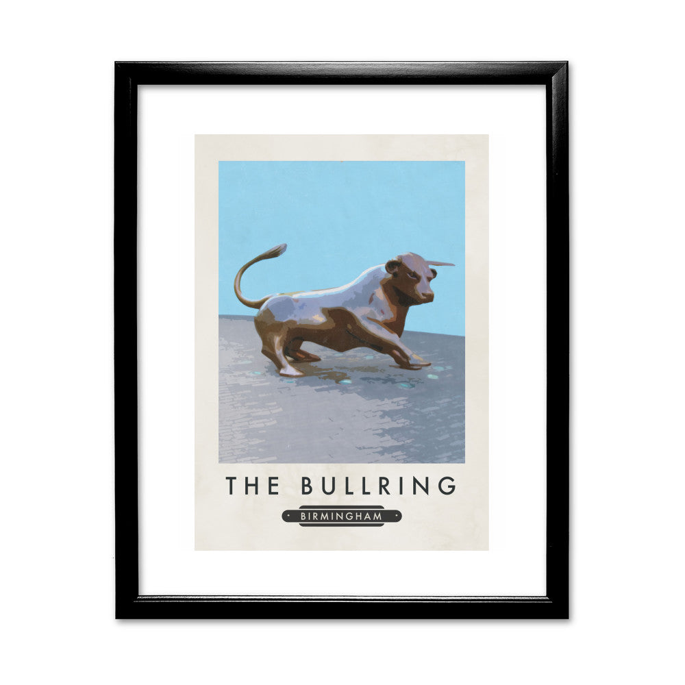 The Bullring, Birmingham 11x14 Framed Print (Black)