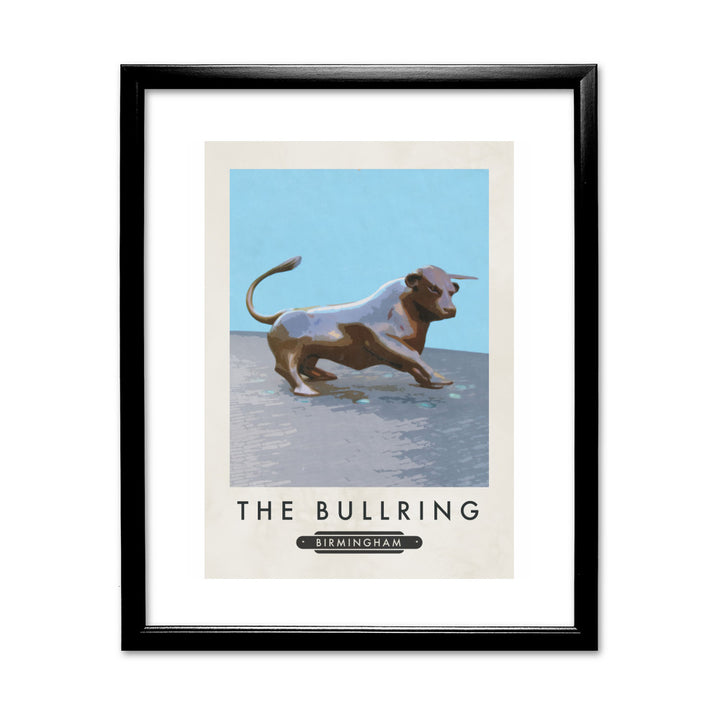 The Bullring, Birmingham 11x14 Framed Print (Black)