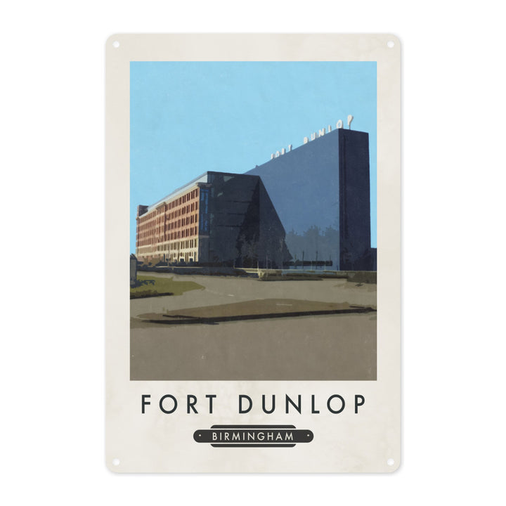 Fort Dunlop, Birmingham Metal Sign