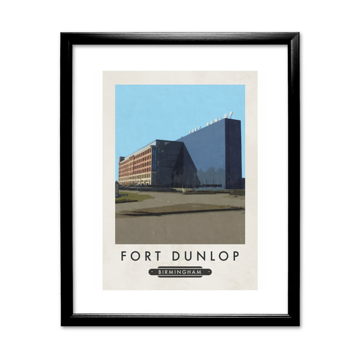 Fort Dunlop, Birmingham 11x14 Framed Print (Black)