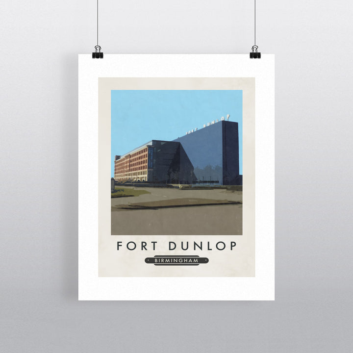 Fort Dunlop, Birmingham 90x120cm Fine Art Print