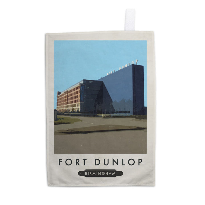 Fort Dunlop, Birmingham Tea Towel