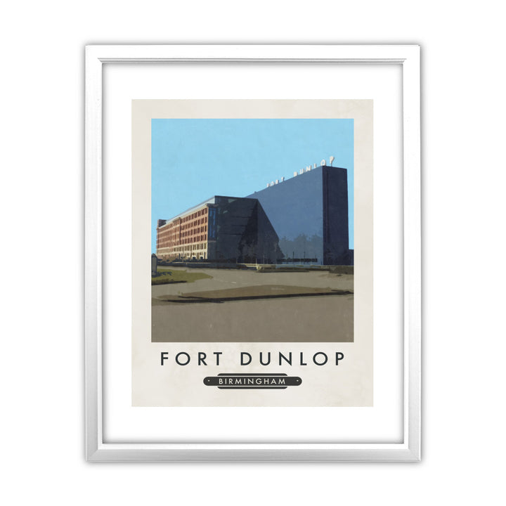 Fort Dunlop, Birmingham 11x14 Framed Print (White)