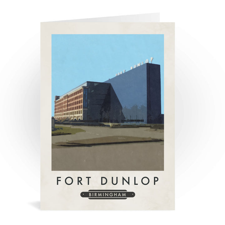 Fort Dunlop, Birmingham Greeting Card 7x5