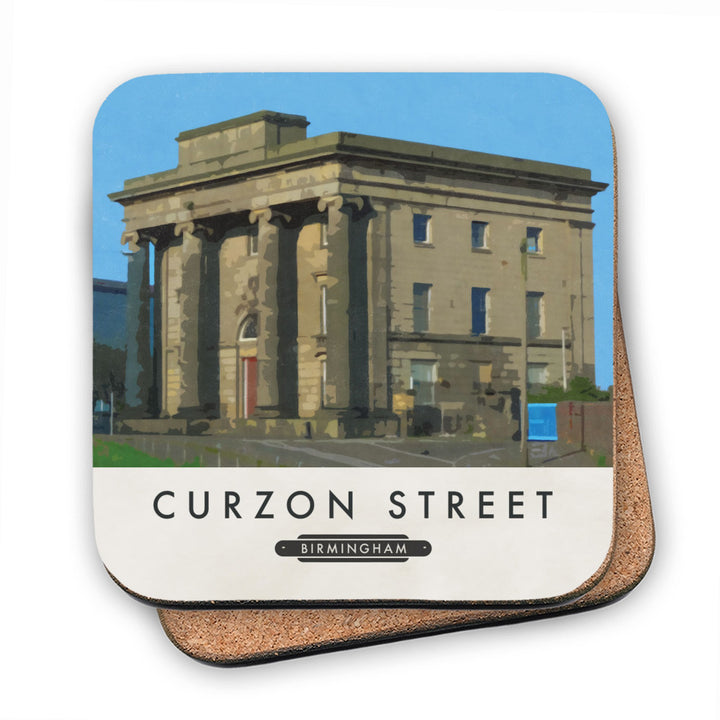 Curzon Street, Birmingham MDF Coaster