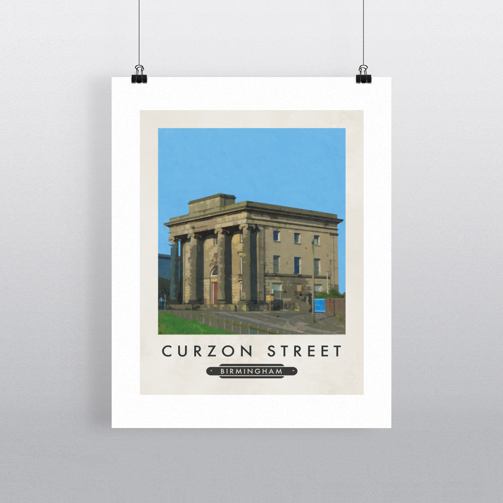 Curzon Street, Birmingham 11x14 Print