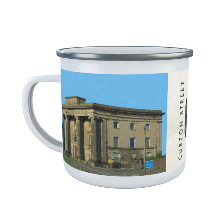 Curzon Street, Birmingham Enamel Mug