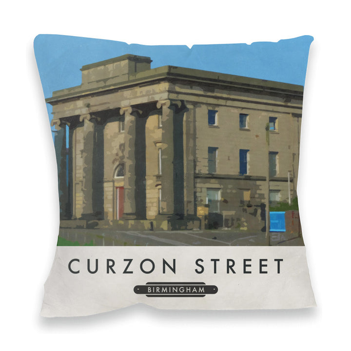 Curzon Street, Birmingham Fibre Filled Cushion